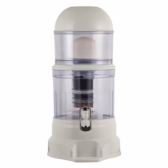 Ce aprovado grau alimentício refrigerador de água dispensador de água garrafa filtro de água purificador pote garrafa para dispensador de água mineral pote