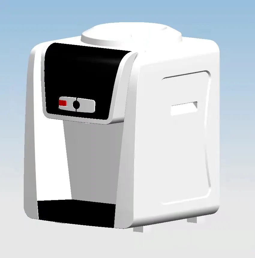 Dispensador de água de resfriamento eletrônico com novo visual de mesa, água quente e fria